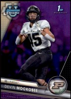 2023 Devin Mockobee Bowman Chrome University - 1st Bowman Purple Refractor (#'d to 399) (#:127) (Stock: 1) - $3.00