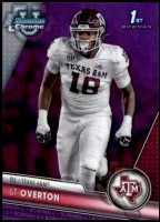 2023 LT Overton Bowman Chrome University - 1st Bowman Purple Refractor (#'d to 399) (#:139) (Stock: 1) - $3.00