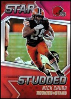 2021 Nick Chubb Rookies and Stars - Star Studded Red (#'d to 99) (#:5) (Stock: 1) - $3.50