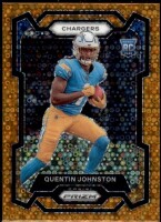 2023 Quentin Johnston Panini Prizm - Rookie Orange Disco Prizm (#:353) (Stock: 1) - $3.00