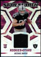 2023 Michael Mayer Rookies and Stars - Star Search Rookie Jersey (#'d to 399) (#:SS-MA) (Stock: 1) - $4.00