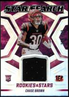 2023 Chase Brown Rookies and Stars - Star Search Rookie Jersey (#'d to 399) (#:SS-CB) (Stock: 1) - $3.50