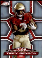 2024 Trey Benson Sage - Peak Performance (#:PK-TB) (Stock: 1) - $2.50