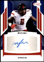 2024 Myles Cole Sage - Autograph Red (#:A-MC) (Stock: 1) - $4.00