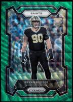 2023 Bryan Bresee Panini Prizm - Rookie Green Wave Prizm Rookie (#:372) (Stock: 1) - $2.00