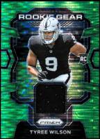 2023 Tyree Wilson Panini Prizm - Rookie Gear Jersey Neon Green Pulsar Prizm (#:RG-TW) (Stock: 1) - $4.00