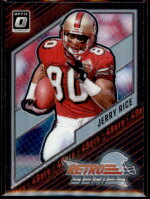 2023 Jerry Rice Donruss Optic - Retro Series Prizm (#:14) (Stock: 1) - $1.50