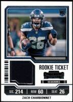 2023 Zach Charbonnet Panini Contenders - Rookie Ticket Jersey (#:TS38) (Stock: 1) - $3.50