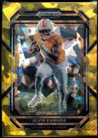 2023 Alvin Kamara Panini Prizm Draft Picks - Gold Ice Prizm (#:4) (Stock: 1) - $1.50