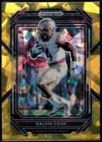 2023 Dalvin Cook Panini Prizm Draft Picks - Gold Ice Prizm (#:21) (Stock: 1) - $1.25