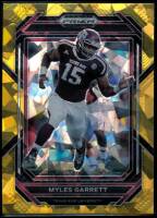 2023 Myles Garrett Panini Prizm Draft Picks - Gold Ice Prizm (#:78) (Stock: 1) - $1.50