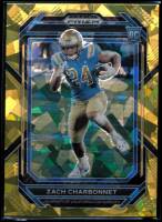 2023 Zach Charbonnet Panini Prizm Draft Picks - Gold Ice Prizm Rookie (#:124) (Stock: 1) - $2.00