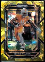 2023 Cedric Tillman Panini Prizm Draft Picks - Gold Ice Prizm Rookie (#:144) (Stock: 1) - $1.50