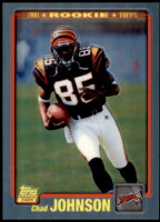 2001 Chad Johnson Topps Chrome - Rookie Refractor (#'d 12/99) (#:340) (Stock: 1) - $35.00