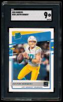 2020 Justin Herbert Donruss - Rated Rookie SGC 9 (#:303) (Stock: 1) - $9.00