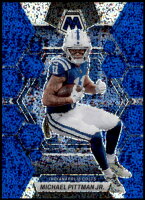 2023 Michael Pittman Jr. Panini Mosaic - Blue Sparkle (#'d 7/96) (#:95) (Stock: 1) - $4.00