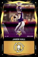 2024 Jaren Hall UNO Elite NFL - Yellow Foil (#:67) (Stock: 1) - $0.75