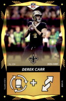 2024 Derek Carr UNO Elite NFL - Yellow Foil (#:34) (Stock: 1) - $1.00