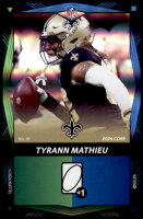 2024 Tyrann Mathieu UNO Elite NFL - Green/Blue Dual Color Foil (#:111) (Stock: 1) - $1.00