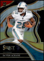 2023 De'Von Achane Select - Rookie Red and Yellow Die-Cut Prizm (#:274) (Stock: 1) - $3.50