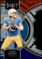 2023 Justin Herbert Select - Red White and Blue Die-Cut Prizm (#:136) (Stock: 1) - $1.50