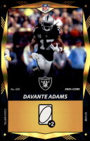 2024 Davante Adams UNO Elite NFL - Yellow Foil (#:1) (Stock: 1) - $1.00