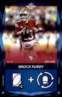 2024 Brock Purdy UNO Elite NFL - Blue Foil (#:14) (Stock: 1) - $3.00