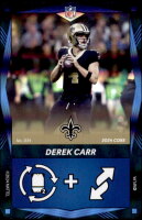 2024 Derek Carr UNO Elite NFL - Blue Foil (#:34) (Stock: 1) - $1.00