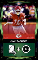 2024 Isiah Pacheco UNO Elite NFL - Green Foil (#:134) (Stock: 1) - $1.00