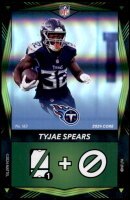 2024 Tyjae Spears UNO Elite NFL - Green Foil (#:163) (Stock: 1) - $0.75