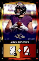 2024 Mark Andrews UNO Elite NFL - Yellow/Red Dual Color Foil (#:9) (Stock: 1) - $1.50