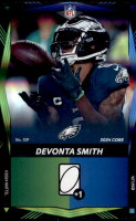 2024 DeVonta Smith UNO Elite NFL - Green/Blue Dual Color Foil (#:159) (Stock: 1) - $1.25