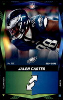 2024 Jalen Carter UNO Elite NFL - Green/Blue Dual Color Foil (#:35) (Stock: 1) - $1.00