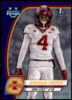 2024 Jeremiah Cooper Bowman Chrome University - 1st Bowman Purple Refractor (#'d to 399) (#:99) (Stock: 1) - $4.00