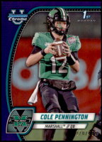 2024 Cole Pennington Bowman Chrome University - 1st Bowman Purple Refractor (#'d to 399) (#:45) (Stock: 1) - $6.00