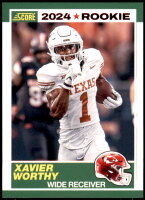 2024 Xavier Worthy Score - 35th Anniversary Rookie Red (#:1) (Stock: 1) - $2.50