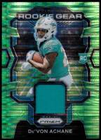 2023 De'Von Achane Panini Prizm - Rookie Gear Jersey Green (#:RG-DA) (Stock: 1) - $4.50