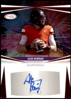 2025 Alan Bowman Sage - Autograph Red (#:A-AB) (Stock: 1) - $4.00
