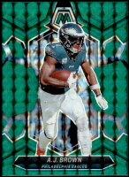 2024 A.J. Brown Panini Mosaic - Green Mosaic Prizm (#:178) (Stock: 2) - $2.00