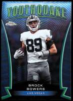 2024 Brock Bowers Topps Chrome - Youthquake (#:17) (Stock: 1) - $3.50
