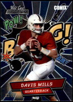 2021 Davis Mills Wild Card Alumination - Comix Bang! (#'d 22/75) (#:AC-8) (Stock: 1) - $2.00