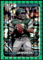 2024 Ron Jaworski Topps Chrome - Green Geometric Refractor (#'d to 99) (#:158) (Stock: 1) - $3.50