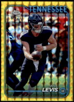 2024 Will Levis Topps Chrome - Yellow Geometric Refractor (#'d to 75) (#:188) (Stock: 1) - $3.00