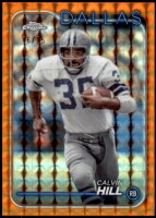 2024 Calvin Hill Topps Chrome - Orange Geometric Refractor (#'d to 25) (#:41) (Stock: 1) - $5.00