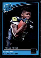 2018 Rashaad Penny Donruss - Rated Rookie Press Proof Silver (#'d to 100) (#:318) (Stock: 1) - $2.00