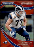 2019 Andrew Whitworth Rookies and Stars - Great American Heroes Red (#'d to 75) (#:23) (Stock: 1) - $1.75