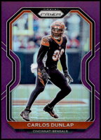 2020 Carlos Dunlap Panini Prizm - Purple Prizm (#'d to 125) (#:53) (Stock: 1) - $3.00