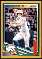 2025 Justin Herbert Score - Gold (#:220) (Stock: 1) - $2.50