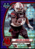 2024 Jaylon Glover Bowman Chrome University - Purple Mini-Diamond Refractor (#'d to 375) (#:97) (Stock: 1) - $2.00