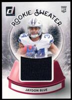 2025 Jaydon Blue Donruss - Rookie Sweater Jersey (#:SWE-JBE) (Stock: 1) - $5.00